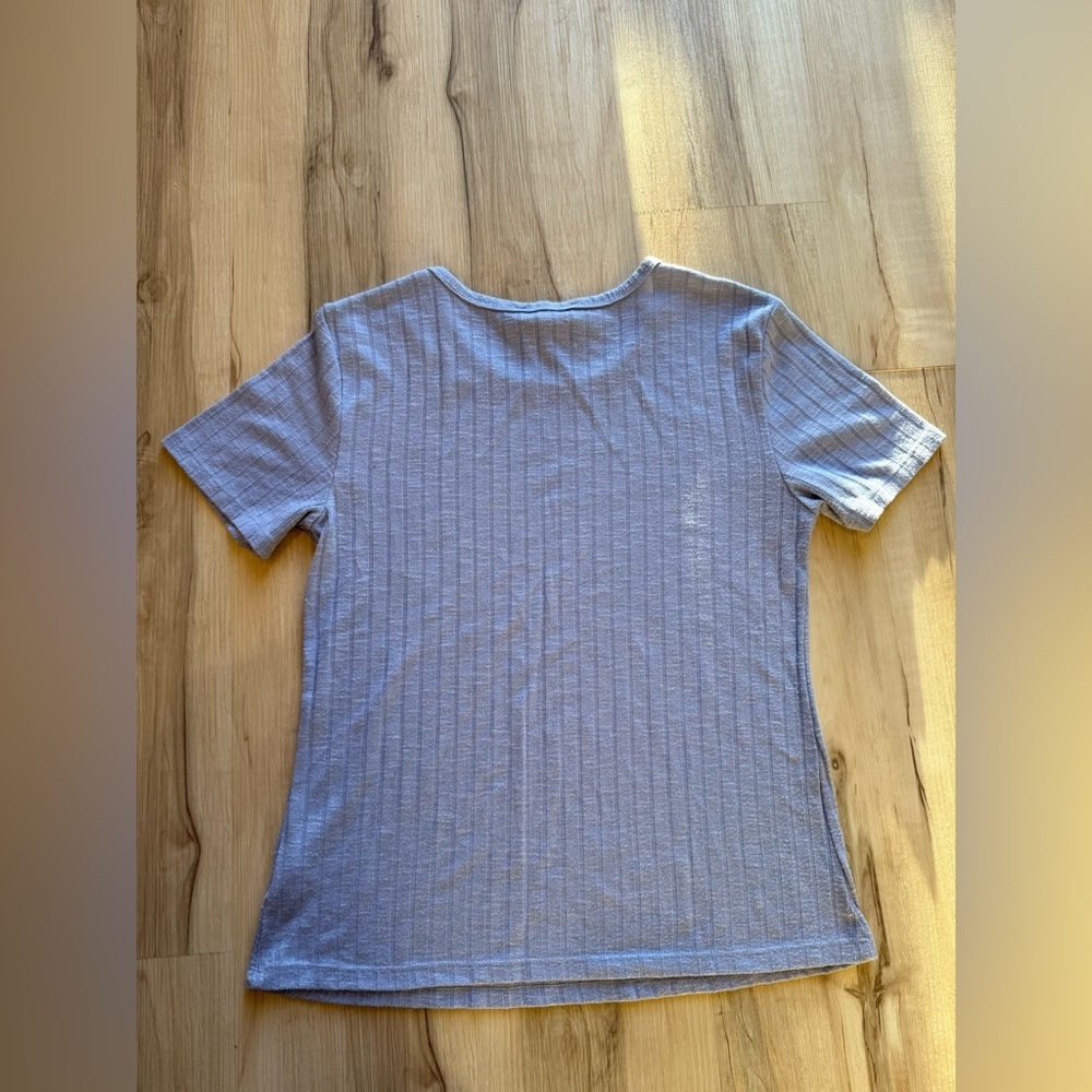 Vintage America Light Blue Short Sleeve Tee - Picture 3 of 5